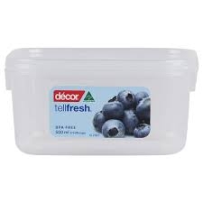 Decor Tellfresh Storer System Container Oblong 500ml Clear