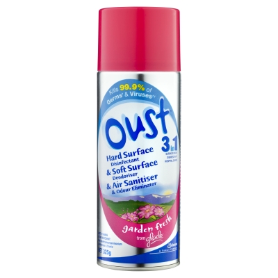 Oust 3 in 1 Aerosol Garden Fresh 325g