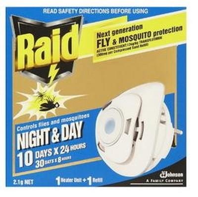 Raid Night & Day Fly & Mosquito Protection 2.1g