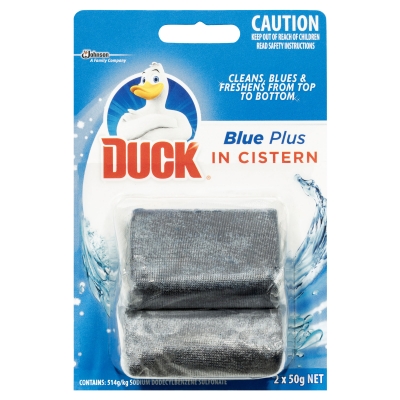 Duck Blue Plus In Cistern Blue 2 x 50g