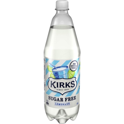 Kirks Lemonade Sugar Free 1.25lt