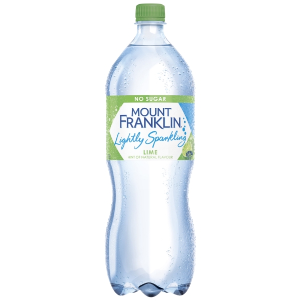 Mount Franklin Sparkling Water Lime 1.25lt