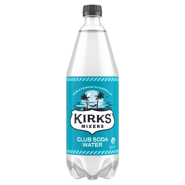 Kirks Club Soda Water 1.25lt