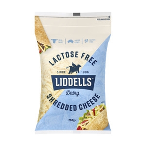 Liddells Lactose Free Cheese Shredded 250g