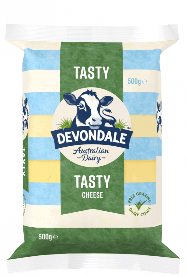 Devondale Cheese Tasty Block 500g