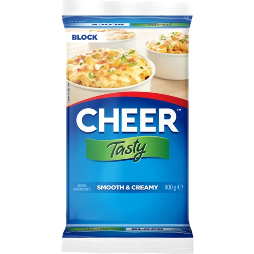 Cheer Cheese Tasty Block 400g