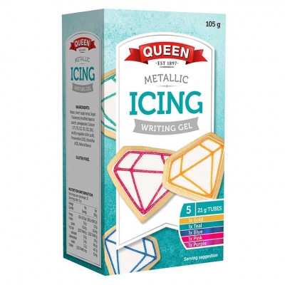 Queen Icing Writing Gel Metallic 105g