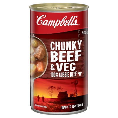 Campbell's Soup Chunky Beef & Veg 505g