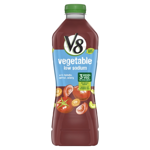 V8 Vegetable Juice Low Sodium 1.25lt