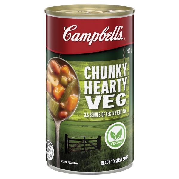 Campbell's Soup Chunky Hearty Veg 505g