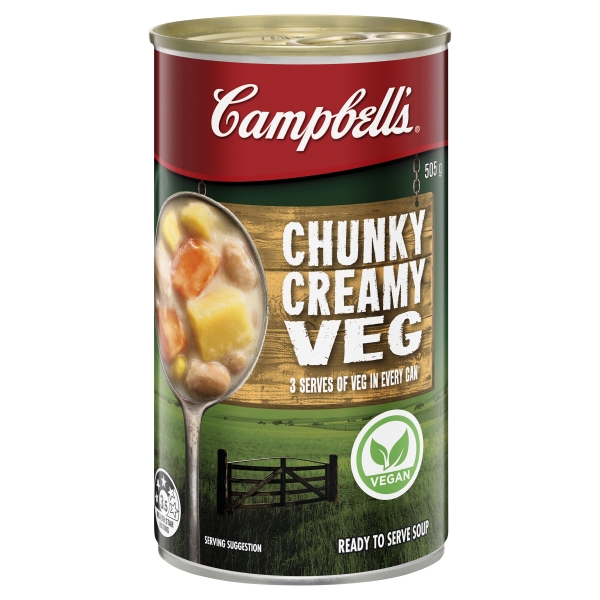 Campbell's Soup Chunky Creamy Veg 505g