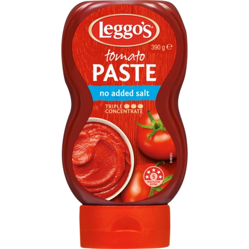 Leggo's Tomato Paste Squeezy No Added Salt 390g