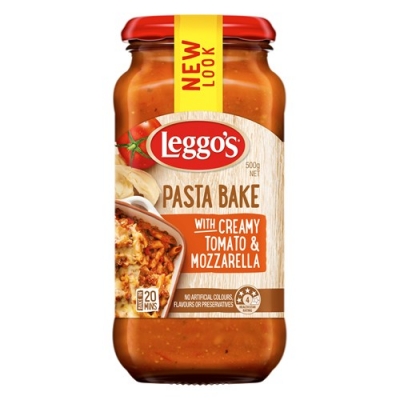 Leggo's Pasta Bake Creamy Tomato Mozzarella 500g