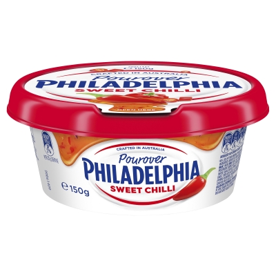 Philadelphia Cream Cheese Pourover Sweet Chilli 150g