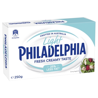 Philadelphia Cream Cheese Light Block 250g