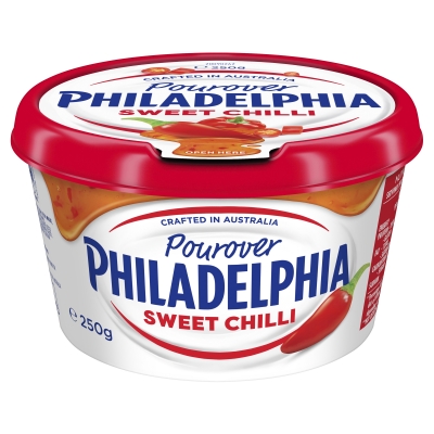 Philadelphia Cream Cheese Pourover Sweet Chilli 250g