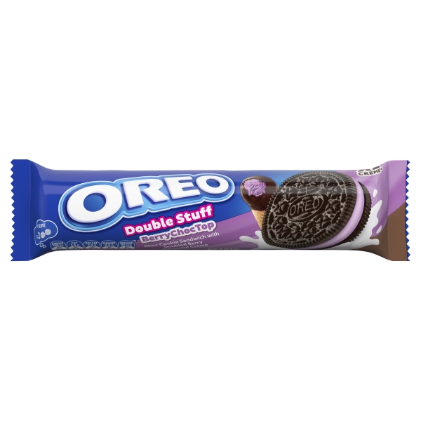 Oreo Cookie Double Stuff Berry Choc Top 131g 