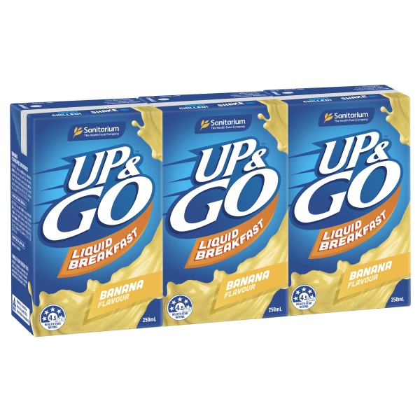 Sanitarium Up & Go Banana 3 x 250ml