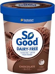 Sanitarium So Good Ice Cream Dairy Free Bliss Chocolate 1lt