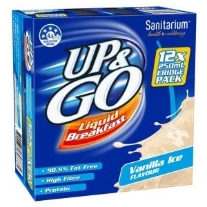 Sanitarium Up & Go Vanilla Ice 12 x 250ml