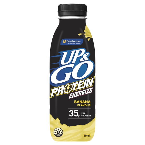 Sanitarium Up & Go Protein Energize Banana 500ml