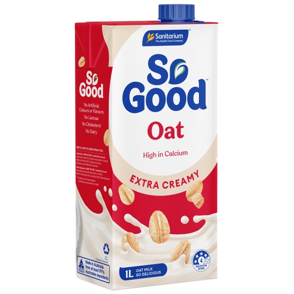 Sanitarium So Good Oat Milk Extra Creamy 1lt