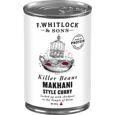 F Whitlock & Sons Killer Beans Makhani Curry 420g