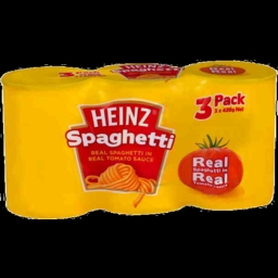 Heinz Spaghetti In Tomato Sauce 3 x 220g