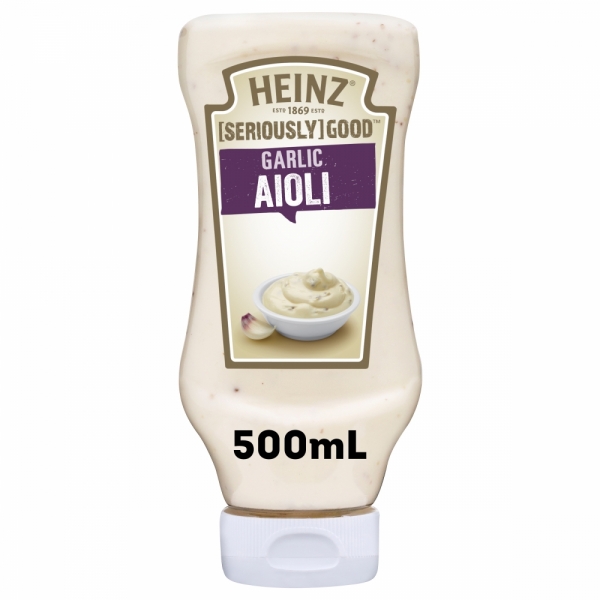 Heinz Seriously Good Aioli Garlic Mayonnaise Squeeze 500ml