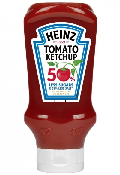 Heinz Sauce Ketchup Tomato Reduced Sugar 500ml