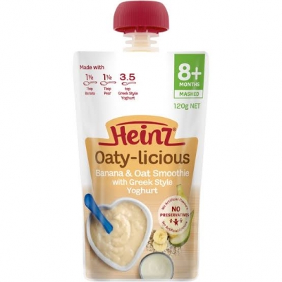 Heinz Smoothie Banana & Oat Yoghurt 8+ Months 120g