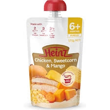 Heinz Chicken Sweetcorn & Mango Pouch 6+ Months 120g