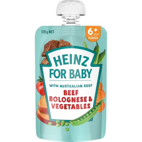 Heinz Beef Bolognese & Vegetables 6+ Months 120g