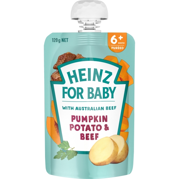 Heinz Pumpkin, Potato & Beef 6+ Months 120g