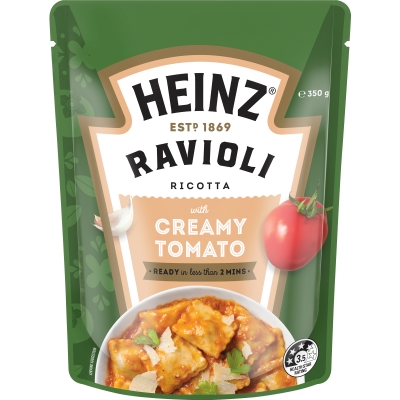 Heinz Ravioli Ricotta With Creamy Tomato 350g