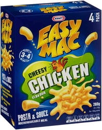 Kraft Easy Mac Cheesy Chicken 4 Pack 280g