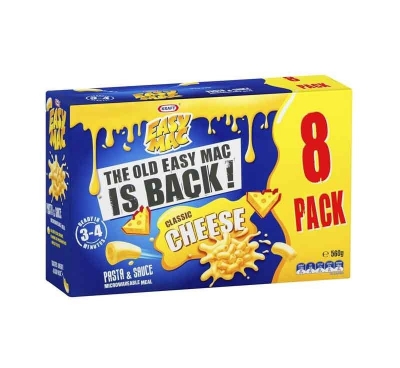 Kraft Easy Mac & Cheese 8 Pack 560g