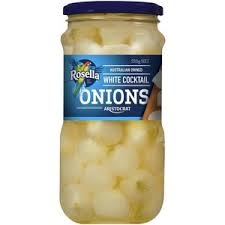 Rosella Aristocrat Cocktail Onions White 550g