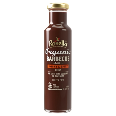 Rosella Organic BBQ Sauce Smoky & Spicy 250ml