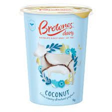 Brownes Natural Yoghurt Coconut 1kg