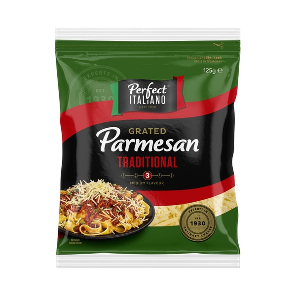 Perfect Italiano Grated Parmesan 125g