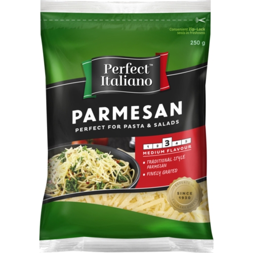 Perfect Italiano Grated Parmesan 250g