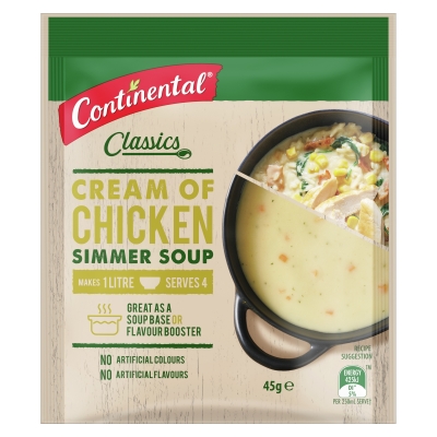 Continental Simmer Soup Cream of Chicken 45g