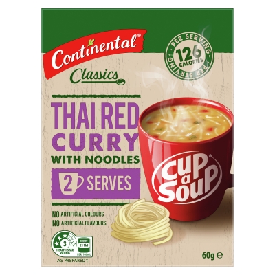 Continental Cup A Soup Thai Red Curry 2 Serves 60g