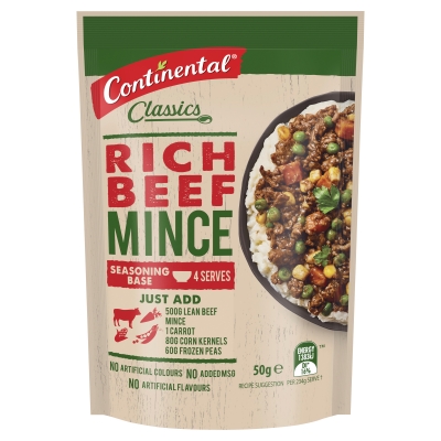 Continental Recipe Base Rich Beefy Mince 50g