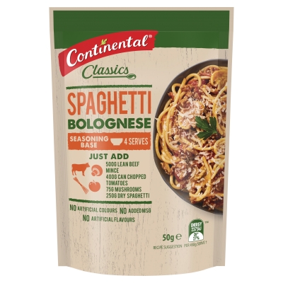 Continental Recipe Base Spaghetti Bolognese 50g