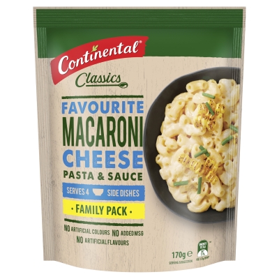 Continental Pasta & Sauce Macaroni Cheese 170g