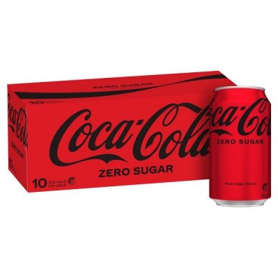 Coke Zero Sugar 10 x 375ml Cans