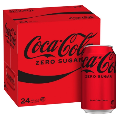 Coke Zero Sugar 24 x 375ml Cans