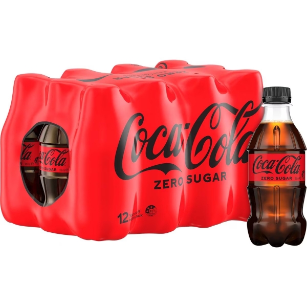 Coca Cola Zero Sugar 12 x 300ml Mini Bottles